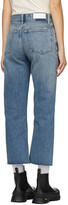 Thumbnail for your product : RE/DONE Blue 90s Loose Straight Jeans