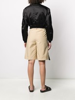 Thumbnail for your product : Unravel Project Cropped Bomber Jacket
