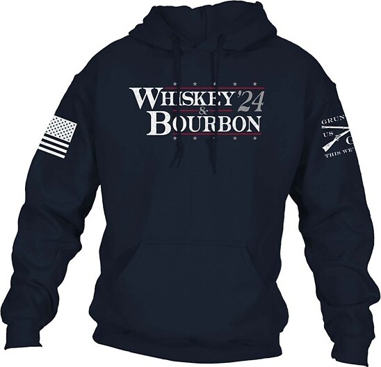 Men's Grunt Style My Vote '24 Work Hoodie Medium Navy