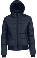 Thumbnail for your product : BC B&C B&C Womens/Ladies Superhood Padded Bomber Jacket (Navy/ Neon Green)
