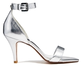 Thumbnail for your product : Dune Hunnie Di Silver Barely There Heeled Sandals - Silver