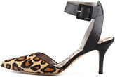 Thumbnail for your product : Sam Edelman Okala Leopard-Print Ankle-Wrap Pump