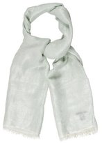 Thumbnail for your product : Roberto Cavalli Raw-Edge Mint Scarf
