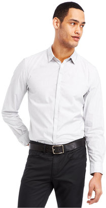 Kenneth Cole Reaction Pinstriped Slim-Fit Shirt