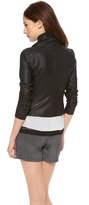 Thumbnail for your product : Vince Scuba Leather Jacket