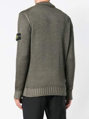 Stone Island v-neck sweater