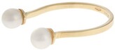Thumbnail for your product : Delfina Delettrez Double-pearl Yellow-gold Ring - Yellow Gold