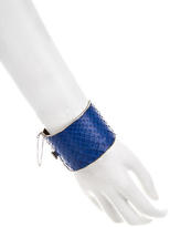 Thumbnail for your product : Celine Python Edge Cuff w/ Tags