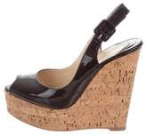 Thumbnail for your product : Christian Louboutin Une Plume Slingback Wedges