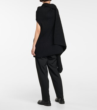 Ann Demeulemeester Asymmetric knit vest