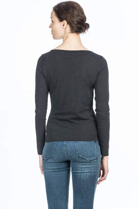Lilla P Long Sleeve Twisted Top