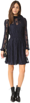 Thumbnail for your product : RED Valentino Tie Neck Pleated Dress