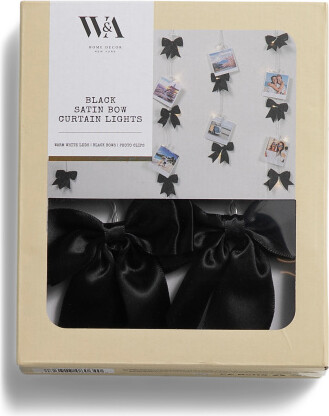 TJMAXX Satin Bow Curtain Lights