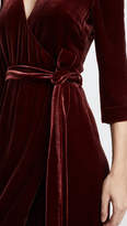 Thumbnail for your product : L'Agence Rosalind Maxi Velvet Wrap Dress