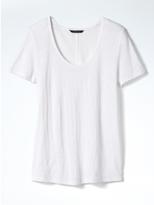 Thumbnail for your product : Banana Republic Short-Sleeve Linen Scoop Tee