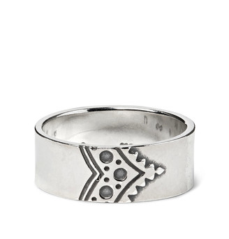 Nonnative Dweller Engraved Silver Ring