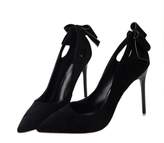 Thumbnail for your product : Katypeny Ladies Womens Cute Pointy Toe Stiletto High Heel Court Dress Pumps Shoes With Bowknot 7.5 US M