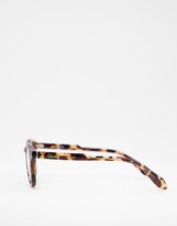 Thumbnail for your product : Quay Eyewear Australia Quay blue light round glasses in tortoise shell