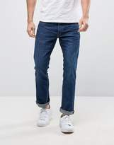 Thumbnail for your product : Jack and Jones Intelligence Straight Fit Jeans In Dark Blue Wash