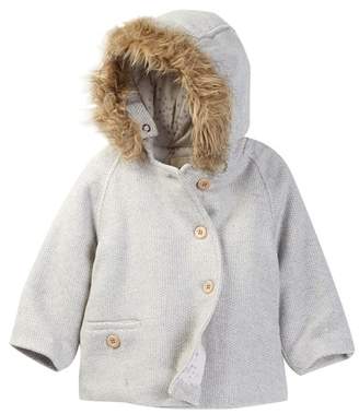 Jessica Simpson Faux Fur Trimmed Jacket (Baby Girls)