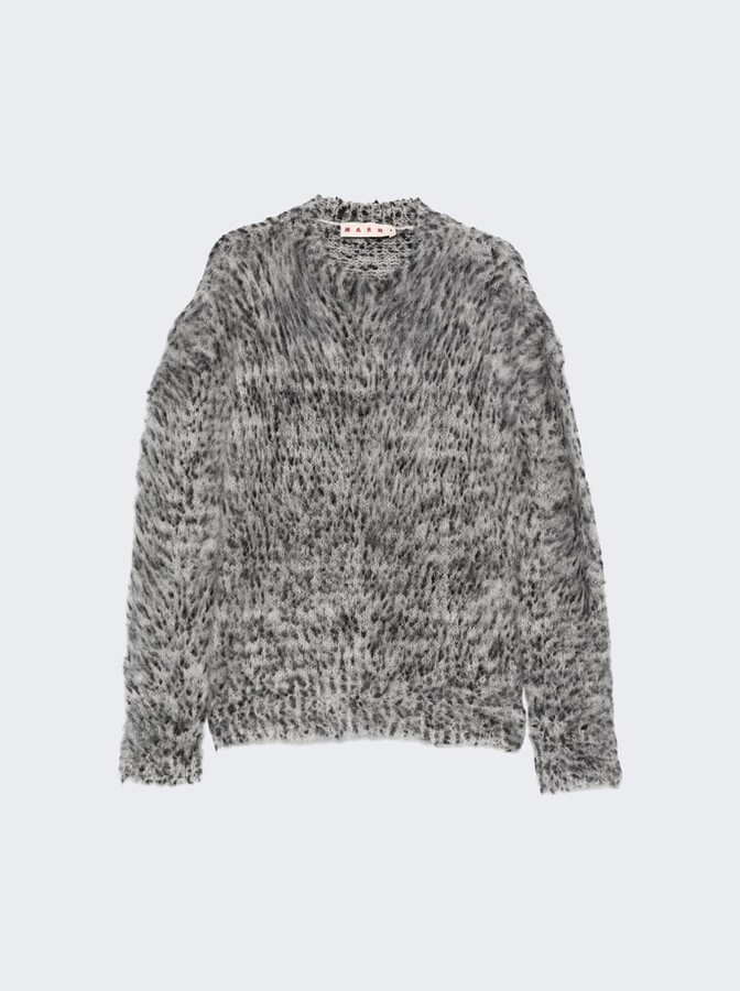 Round Neck Sweater Talc
