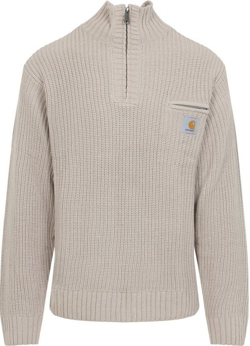 Carhartt Work In Progress Detroit Half-Zip Knitted Jumper
