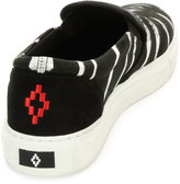 Thumbnail for your product : Marcelo Burlon County of Milan Villarrica Printed Slip-On Skate Sneaker, Black/White