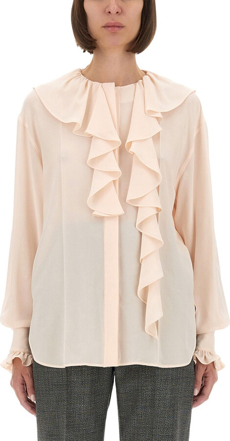 Alexander McQueen Shirt With Ruffles