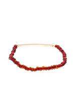 Thumbnail for your product : Luis Morais Glass bead and yellow-gold bracelet