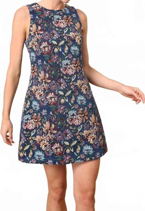Julie Brown Ellis Dress In Homespun Floral