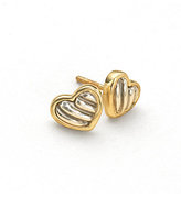 Thumbnail for your product : David Yurman Cable Kids Heart Earrings with Gold