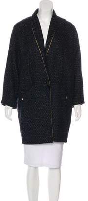 Proenza Schouler Wool Zip-Accented Coat
