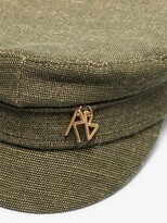 Thumbnail for your product : Ruslan Baginskiy Green Logo Embellished Baker Boy Hat