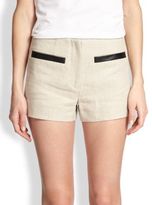 Thumbnail for your product : L'Agence Linen Shorts