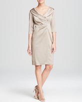 Thumbnail for your product : Kay Unger Dress - Stretch Satin Collar