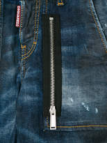 Thumbnail for your product : DSQUARED2 Kids distressed tapered leg jeans
