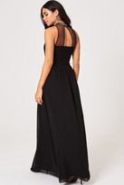 Thumbnail for your product : Little Mistress Shauna Black Embellished Maxi Dress