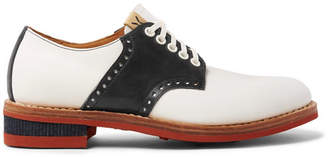 Visvim Patrician Folk Two-Tone Leather Derby Shoes
