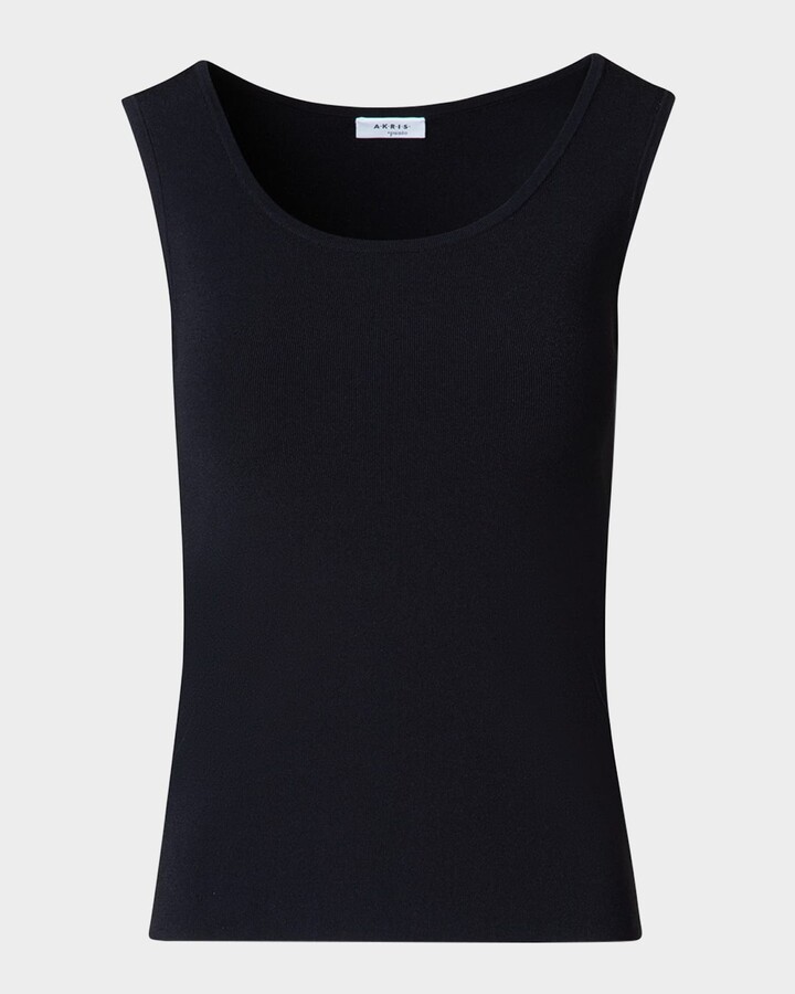 Akris Punto Knit Viscose-Blend Top