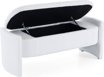 Latitude RunÂ® White Bench With Efficient Storage Solution For Bedroom Comfortable -