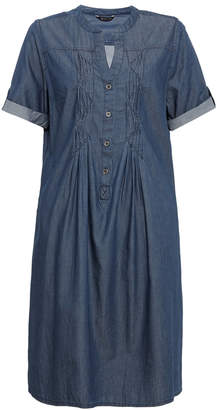 Marks and Spencer Pure Cotton Pleated Front A-Line Dress