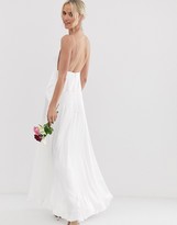 Thumbnail for your product : ASOS EDITION double split front cami wedding dress