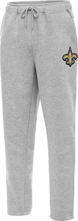 Antigua Men's Heather Gray New Orleans Saints Victory Sweatpants
