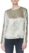 Thumbnail for your product : J Brand Ready to Wear Romy Long-Sleeve Velvet Top