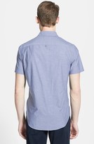 Thumbnail for your product : Vince 'Shirtings' Short Sleeve Chambray Sport Shirt