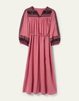 Thumbnail for your product : Boden Embroidered Jersey Midi Dress