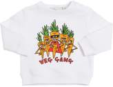 Thumbnail for your product : Stella McCartney Kids Carrots Print Cotton Sweatshirt