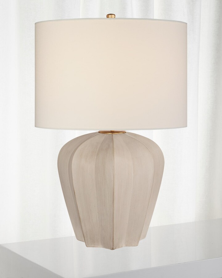 Aerin Pierrepont Medium Table Lamp, Aerin Bristol Table Lamp Shades
