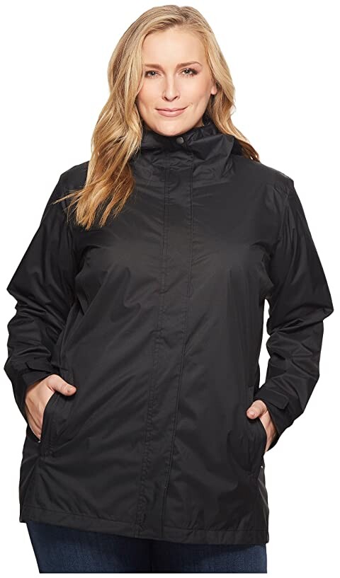 plus size rain mac