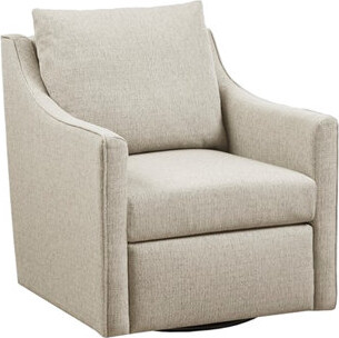 Wildon Home 360-degree Rotating Armchair - Collection, Natural Upholstery, Fabric, Comfortable Padding 's Swivel In Rotation, , For Living Room And Office Spaces